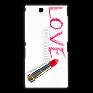 Coque Sony Xpéria Z Ultra Love avec rouge à lèvres