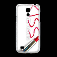 Coque Samsung Galaxy S4mini Kiss avec rouge à lèvres