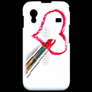 Coque Samsung ACE S5830 Coeur avec rouge à lèvres