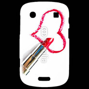 Coque Blackberry Bold 9900 Coeur avec rouge à lèvres