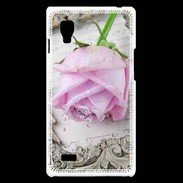Coque LG Optimus L9 Rose Vintage