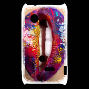 Coque Sony Xperia Typo Lèvres multicouleurs