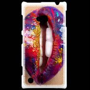 Coque Nokia Lumia 720 Lèvres multicouleurs