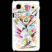 Coque Samsung Galaxy S cocktail en dessin