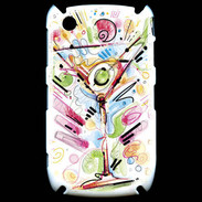 Coque Blackberry 8520 cocktail en dessin