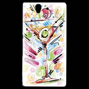 Coque Sony Xperia Z cocktail en dessin