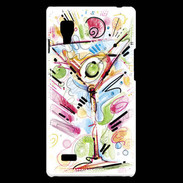 Coque LG Optimus L9 cocktail en dessin
