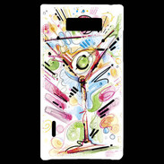 Coque LG Optimus L7 cocktail en dessin