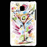 Coque LG Optimus L3 II cocktail en dessin