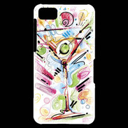 Coque Blackberry Z10 cocktail en dessin