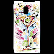 Coque LG P990 cocktail en dessin