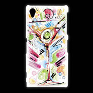 Coque Sony Xpéria Z1 cocktail en dessin