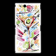 Coque Sony Xpéria Z Ultra cocktail en dessin