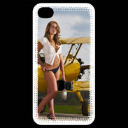 Coque iPhone 4 / iPhone 4S Avion sexy