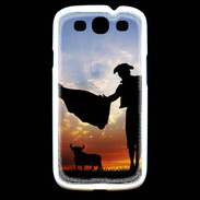 Coque Samsung Galaxy S3 Silhouette d'un toréador