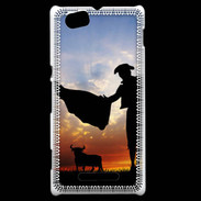 Coque Sony Xperia M Silhouette d'un toréador