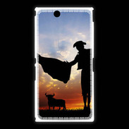 Coque Sony Xpéria Z Ultra Silhouette d'un toréador