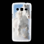 Coque Samsung Galaxy Express2 Cheval blanc dans la neige 2