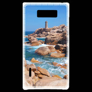 Coque LG Optimus L7 Bord de mer en Bretagne