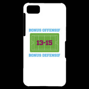Coque Blackberry Z10 Bonus Offensif-Défensif Blanc