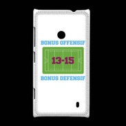 Coque Nokia Lumia 520 Bonus Offensif-Défensif Blanc