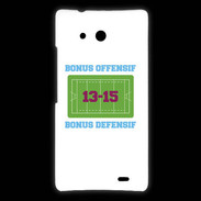 Coque Huawei Ascend Mate Bonus Offensif-Défensif Blanc