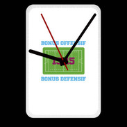 Grande pendule murale Bonus Offensif-Défensif Blanc