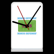 Pendule de bureau Bonus Offensif-Défensif Blanc