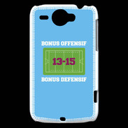 Coque HTC Wildfire G8 Bonus Offensif-Défensif Bleu