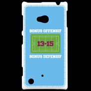 Coque Nokia Lumia 720 Bonus Offensif-Défensif Bleu