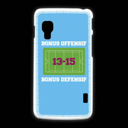 Coque LG L5 2 Bonus Offensif-Défensif Bleu