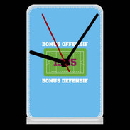 Pendule de bureau Bonus Offensif-Défensif Bleu