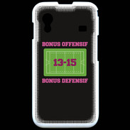 Coque Samsung ACE S5830 Bonus Offensif-Défensif Noir