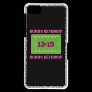 Coque Blackberry Z10 Bonus Offensif-Défensif Noir