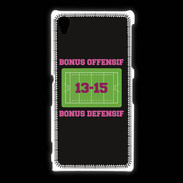 Coque Sony Xpéria Z1 Bonus Offensif-Défensif Noir