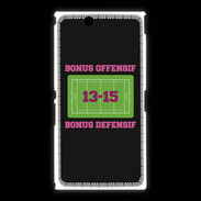 Coque Sony Xpéria Z Ultra Bonus Offensif-Défensif Noir