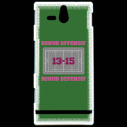 Coque Sony Xperia U Bonus Offensif-Défensif Vert