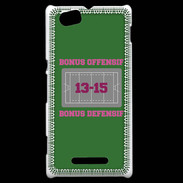 Coque Sony Xperia M Bonus Offensif-Défensif Vert