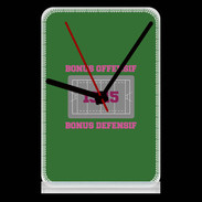 Pendule de bureau Bonus Offensif-Défensif Vert