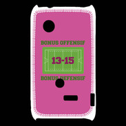 Coque Sony Xperia Typo Bonus Offensif-Défensif Rose