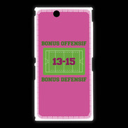 Coque Sony Xpéria Z Ultra Bonus Offensif-Défensif Rose
