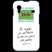 Coque Samsung ACE S5830 Les potes Bonus offensif-défensif Blanc