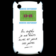 Coque Blackberry 8520 Les potes Bonus offensif-défensif Blanc