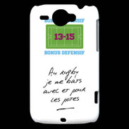 Coque HTC Wildfire G8 Les potes Bonus offensif-défensif Blanc