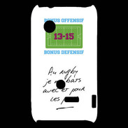 Coque Sony Xperia Typo Les potes Bonus offensif-défensif Blanc