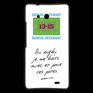 Coque Huawei Ascend Mate Les potes Bonus offensif-défensif Blanc