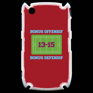 Coque Blackberry 8520 Bonus Offensif-Défensif Rouge