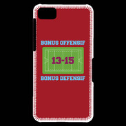 Coque Blackberry Z10 Bonus Offensif-Défensif Rouge