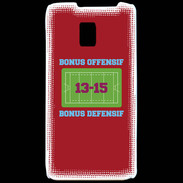 Coque LG P990 Bonus Offensif-Défensif Rouge