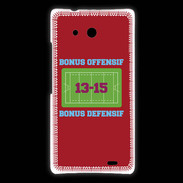 Coque Huawei Ascend Mate Bonus Offensif-Défensif Rouge